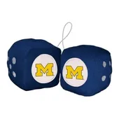 Fan Mats University Of Michigan Fuzzy Dice 171-F117 Marshall Thundering Herd
