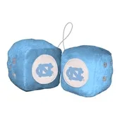 Fan Mats Unc Chapel Hill Fuzzy Dice 185-F117 North Carolina Tar Heels