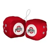 Fan Mats Ohio State University Fuzzy Dice 191-F117 Ohio State Buckeyes