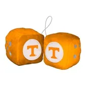 Fan Mats University Of Tennessee Fuzzy Dice 217-F117 Tennessee Volunteers