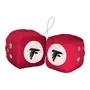 Fan Mats NFL - Atlanta Falcons Fuzzy Dice 602-F117 Atlanta Falcons