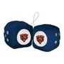 Fan Mats NFL - Chicago Bears Fuzzy Dice 606-F117 Chicago Bears