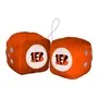 Fan Mats NFL - Cincinnati Bengals Fuzzy Dice 607-F117 Cincinnati Bengals