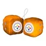 Fan Mats NFL - Pittsburgh Steelers Fuzzy Dice 625-F117 Pittsburgh Steelers