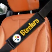 Fan Mats NFL - Pittsburgh Steelers Embroidered Seatbelt Pad - Pair 625-F120 Pittsburgh Steelers
