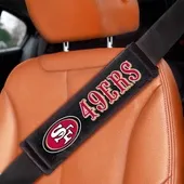 Fan Mats NFL - San Francisco 49Ers Embroidered Seatbelt Pad - Pair 627-F120 San Francisco 49Ers