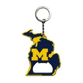 Fan Mats University Of Michigan Keychain Bottle Opener 171-F911 Marshall Thundering Herd