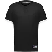 Russell Baseline Covered Placket Baseball Jersey R02X3M