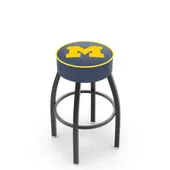 Holland University of Michigan Blk Bar Stool