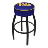 Holland University of Pittsburgh Blk Bar Stool