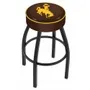 Holland University of Wyoming Blk Bar Stool