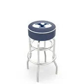 Holland Brigham Young Univ Double-Ring Bar Stool
