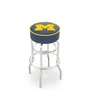University of Michigan Double-Ring Bar Stool