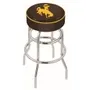 University of Wyoming Double-Ring Bar Stool