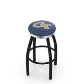 Holland Georgia Tech Flat Ring Blk Bar Stool