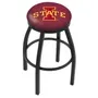 Iowa State University Flat Ring Blk Bar Stool