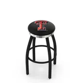 Texas Tech University Flat Ring Blk Bar Stool