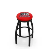 Univ of Alabama Elephant Flat Ring Blk Bar Stool