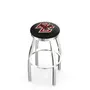 Holland Boston College Flat Ring Chrome Bar Stool