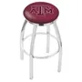 Holland Texas A&M Flat Ring Chrome Bar Stool