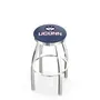 Univ of Connecticut Flat Ring Chrome Bar Stool