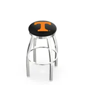 University of Tennessee Flat Ring Chrome Bar Stool