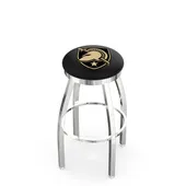 US Military Academy Flat Ring Chrome Bar Stool