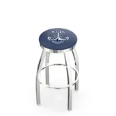 US Naval Academy Flat Ring Chrome Bar Stool