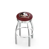 Florida State Head Ribbed Ring Bar Stool