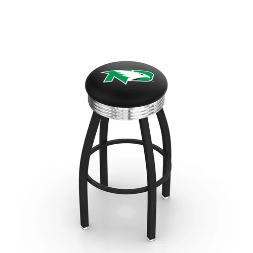 University of North Dakota Ribbed Ring Bar Stool