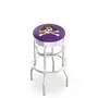 East Carolina Univ Ribbed Double-Ring Bar Stool