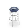 Georgetown University Ribbed Double-Ring Bar Stool