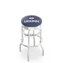 Univ of Connecticut Ribbed Double-Ring Bar Stool