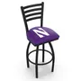 Northwestern University Ladder Swivel Bar Stool