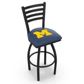 University of Michigan Ladder Swivel Bar Stool
