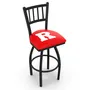 Rutgers University Jailhouse Swivel Bar Stool