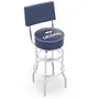 Univ of Connecticut Double-Ring Back Bar Stool