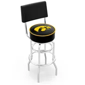 University of Iowa Double-Ring Back Bar Stool