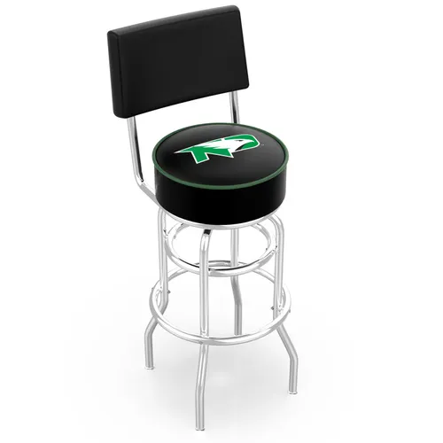 Univ of North Dakota Double-Ring Back Bar Stool