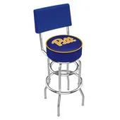 Univ of Pittsburgh Double-Ring Back Bar Stool