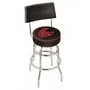 Washington State Univ Double-Ring Back Bar Stool