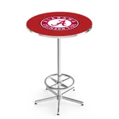 Holland Univ of Alabama Script A Chrome Pub Table