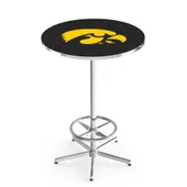 University of Iowa Chrome Pub Table