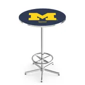 University of Michigan Chrome Pub Table