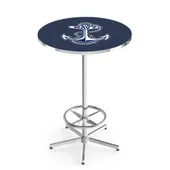 US Naval Academy Chrome Pub Table