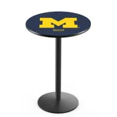 Holland Univ of Michigan Round Base Pub Table