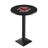 Boston College Black/Chrome Square Base Pub Table