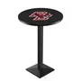 Boston College Black/Chrome Square Base Pub Table