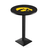 Holland University of Iowa Square Base Pub Table