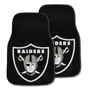 Fanmats Las Vegas Raiders Embroidered Seatbelt Pad - 2 Pieces